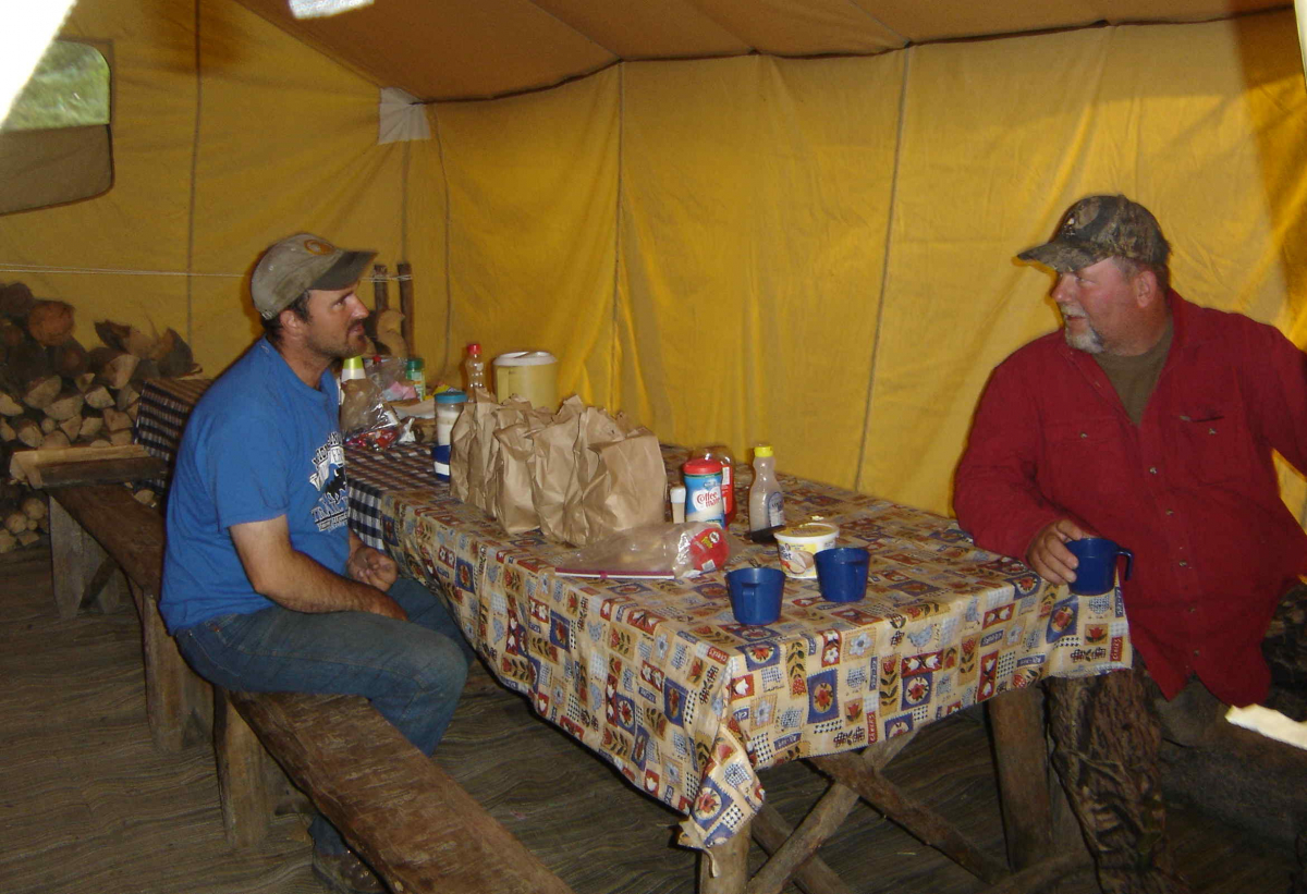 hunting camp kitchen